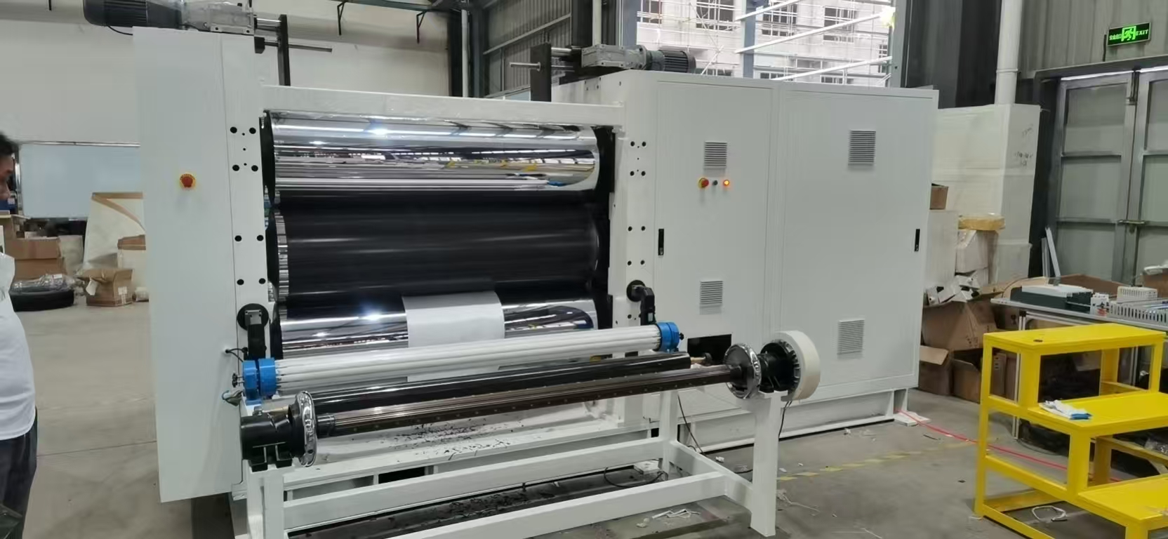 陶瓷化硅橡胶压延机 阻燃硅胶压延生产线 固态硅胶压延机 高精密四辊压延机